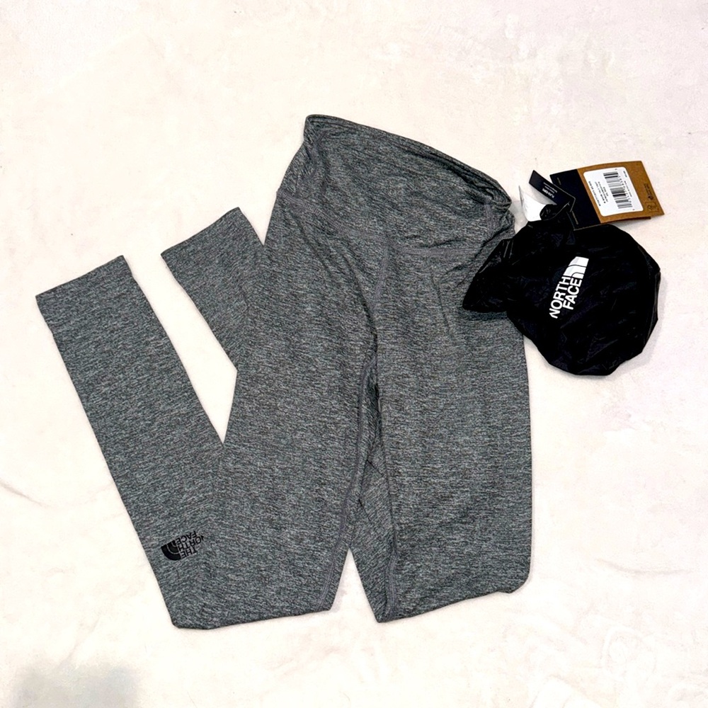 North Face Flash Dry Base Layer Grey Leggings Size XS